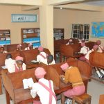 Students studying at our school's library
