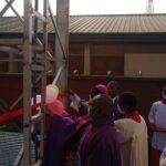 The Bishop commissioning the borehole project.